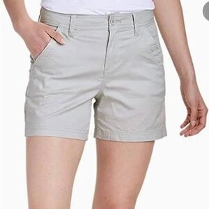 Eddie Bauer Aspire Chino Shorts Tan Size 12 NWT